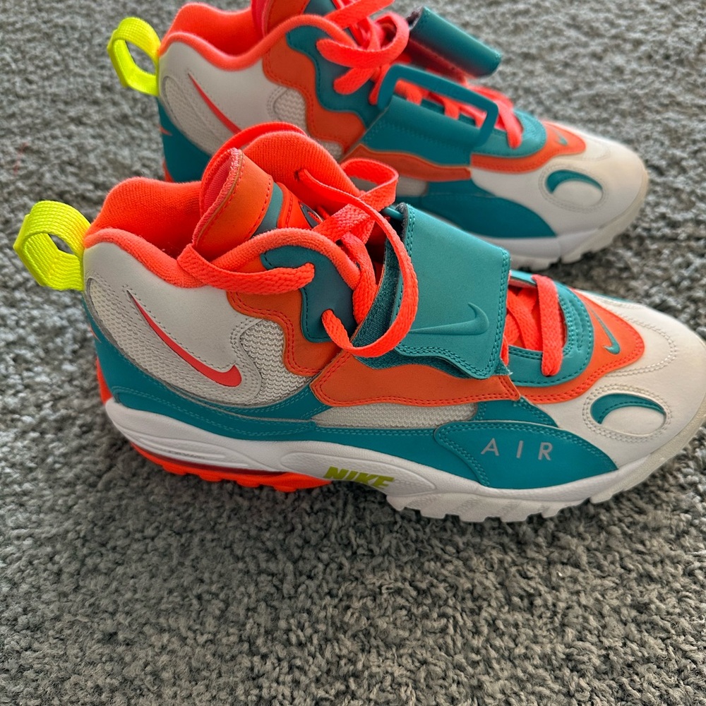 Nike Air Max Mens Speed Turf Miami Dolphins Sneakers Size 9
